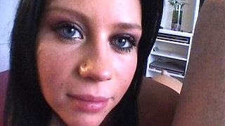 Homemade Session with Cock Sucking German Babe