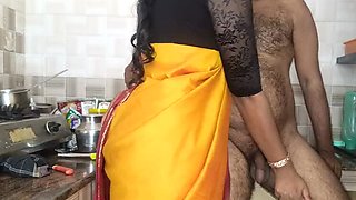 Indian Housewife Kitchen Sex - Hot Desi Aunty Hardcore Role Play