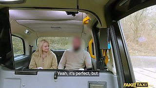 Jesse Ames' Steamy Blonde Heat in a Forbidden Taxi Rush