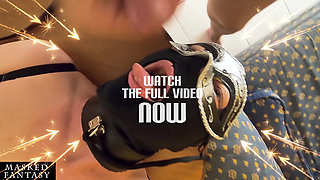 Birthday Gift From His Girlfried a Tied-up Slave Slut to Be Fucked and Craving for Cum in Her Mouth