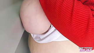 Amateur BBW Wife Locked in Shipping Container - Homemade Cheating MILF with Big Natural Tits