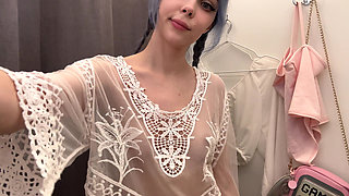 Can You See My Hard Nipples Right Through This Sheer Top?