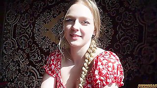 Cheap Russian Whore In Ugly Dirty Village House