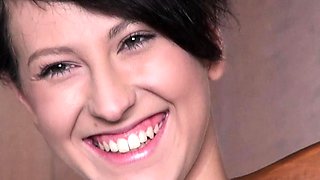 European babe filled up by casting agent for her fame HD