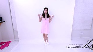 Cutest teenager patiently handles suck dick