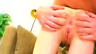 Sexy blonde teen blowjob and gangbanged then creampied
