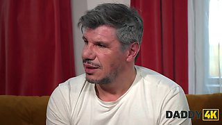 Daddy4k. prompt secret porno with her bf's dad