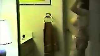Retro threesome with vintage clothing and hardcore sex