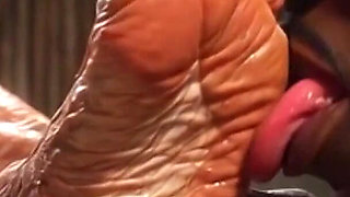 Very Old Granny Feet Oiled & Licked - Intense Sole Worship