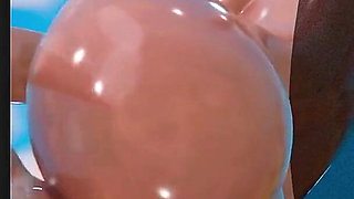 Fat Ass Fortnite Slut Getting Her Tight Oiled up Pussy Fucked