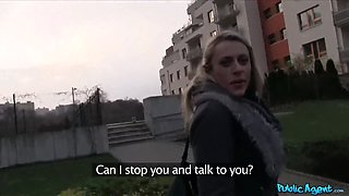 I warm my Big Dick inwards her warm wet pussy - public agent