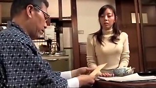 Japanese father in law cheating his daughter (Full: bit.ly/2D6w2W8)