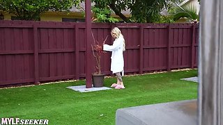 MILF Next Door Calls Me a Pervert While Riding My Hard Dick – POV