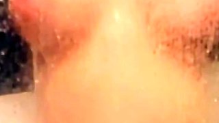 Cute amateur brunette naughty in solo jerking show on camera