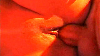 Hot couple having sex late at night
