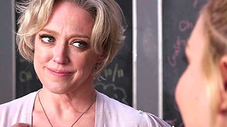 Blonde Laura Crystal with big boobs