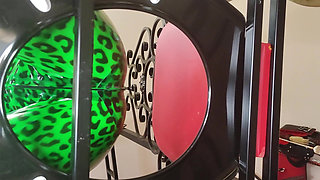 Latex Goddess Pisses and Farts in Your Face, Pathetic Toilet Slave