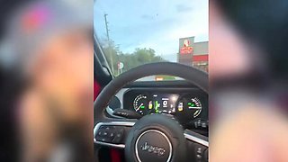 Slut Takes BBC In Car FULL HD ->