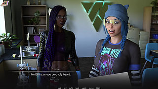 Taboo University #03 - Chem Class with Beatiful Black 18yo and Blue Haired Emo