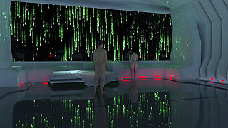 VR Nexus 3 Orbit - Deepthroat in Zero Gravity  Slutty Space Girl Gives Messy Head