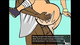 Hot MILF Professor Gets BBC Gangbang - Gameplay Cheating Wife