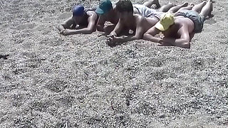 Horny Turkish Guy Fucks My Pussy at the Beach