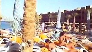 Daddies' Big Cocks Bulging in the Pool