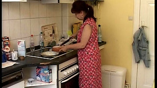Horny German wife seduces and fucks handyman