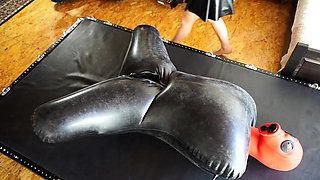 gentle fetish anal actions with latex and bdsm