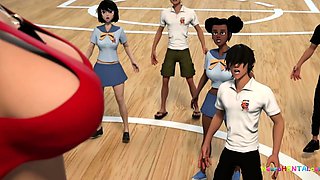 Gym trainer gets cock throbbing and swallows every drop fast