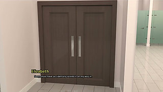 Grandma's House - Gameplay - Roleplay - Teen Masturbated in Front of Couple in Public Restroom