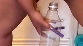 Peeing in a Bottle Drinking My Piss