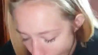 Blonde Teen Blowjob - POV