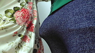 Omg!! Almost Seen When She Grab Stranger's Dick in a Packed Subway Metro