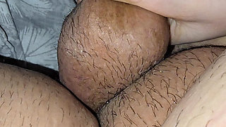Step sister enters into step brother room unannounced and handjob his big dick
