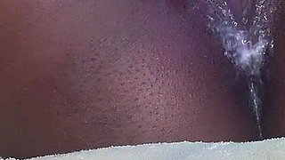 Hot Ebony Babe in a Sensual Solo Performance Intimate and Alluring Scene