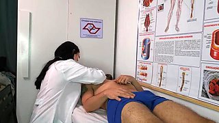 Nurse Jennifer Pimenta Can't Resist Patient's Big Cock - Rough Hospital Fuck & Deep Throat Blowjob