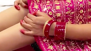 First Night of the Wedding Night - Newlywed Bride's Tight Pussy Viral Video Hindi Video