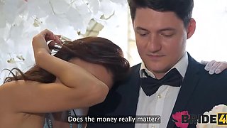 To Pay Back To Her Cheating Fiancé, a Sexy Bride Indulges In Public Sex With the Master Of Ceremony