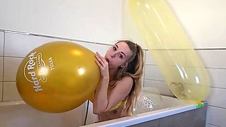 Cute skinny naughty teen fetish nurse poses and masturbates