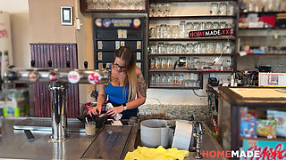 Homemade Bar Video with Bombshell Barmaid Jennifer Mendez