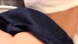 Perfect ass brunette sucing and banging POV