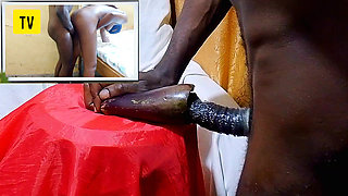 Fucking egg plant and feeling as real pussy while watching porn movie , all what I needed was sexual pleasure till i get CUM