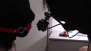 Preview - COUGAR throat-plowed with ring gag and thick jaws jizz shot