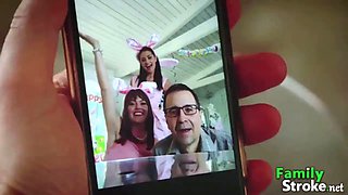 Innocent Teen 's Pascua Bunny Fucking: Full HD FamilyStroke