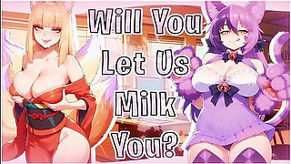 [ff4m] For Your Job Interview, Two Hot Monster Girls Milk You To Ensure Quality [lewd Asmr Preview]