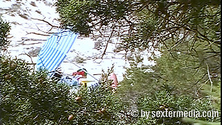 Sexy MILF Naked on the Nudist Beach