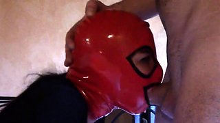 Laura On Heels Amateur Stepsister's Wild Sofa Blowjob