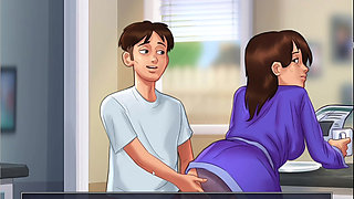 Skyler Fucked Mom During House Work Summertime Saga Gameplay01