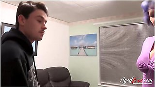 Redhead Mature Amber Vixxxen Pussy Licking And Lesbian Masturbation With Aurora Frost